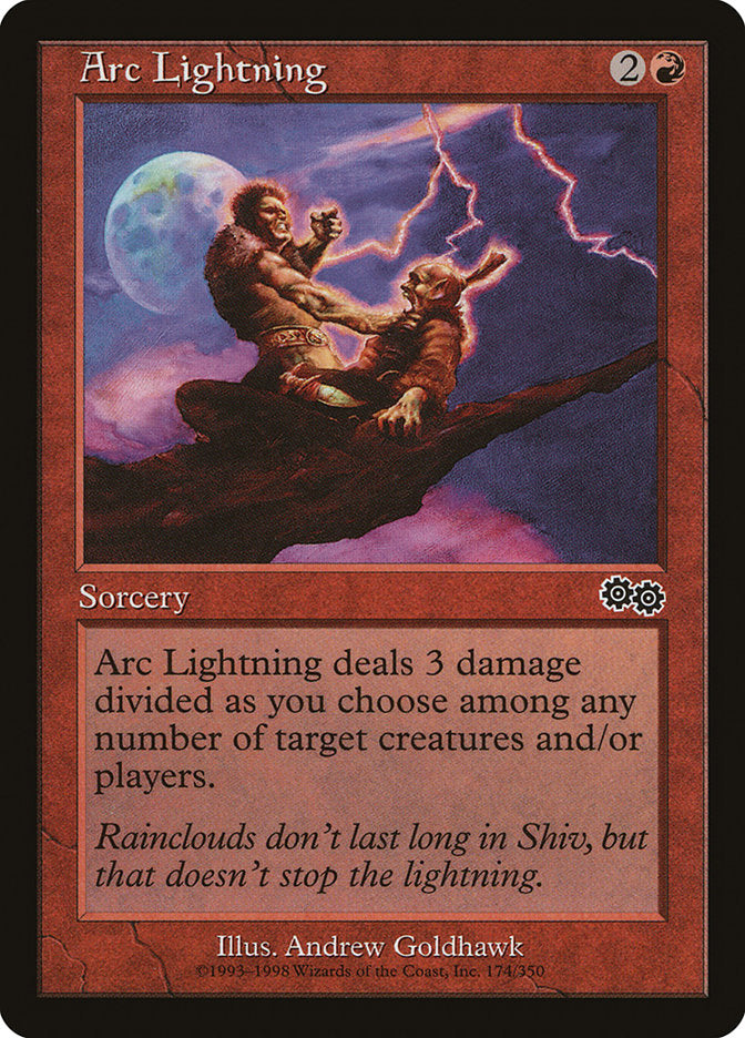 Arc Lightning [Urza's Saga] | L.A. Mood Comics and Games