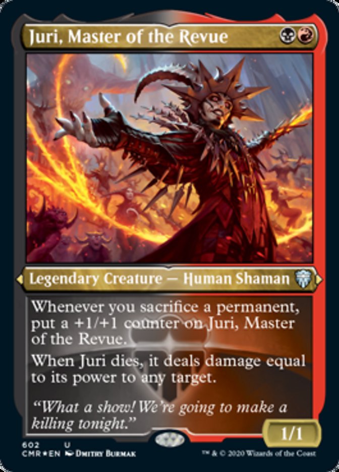 Juri, Master of the Revue (Etched) [Commander Legends] | L.A. Mood Comics and Games
