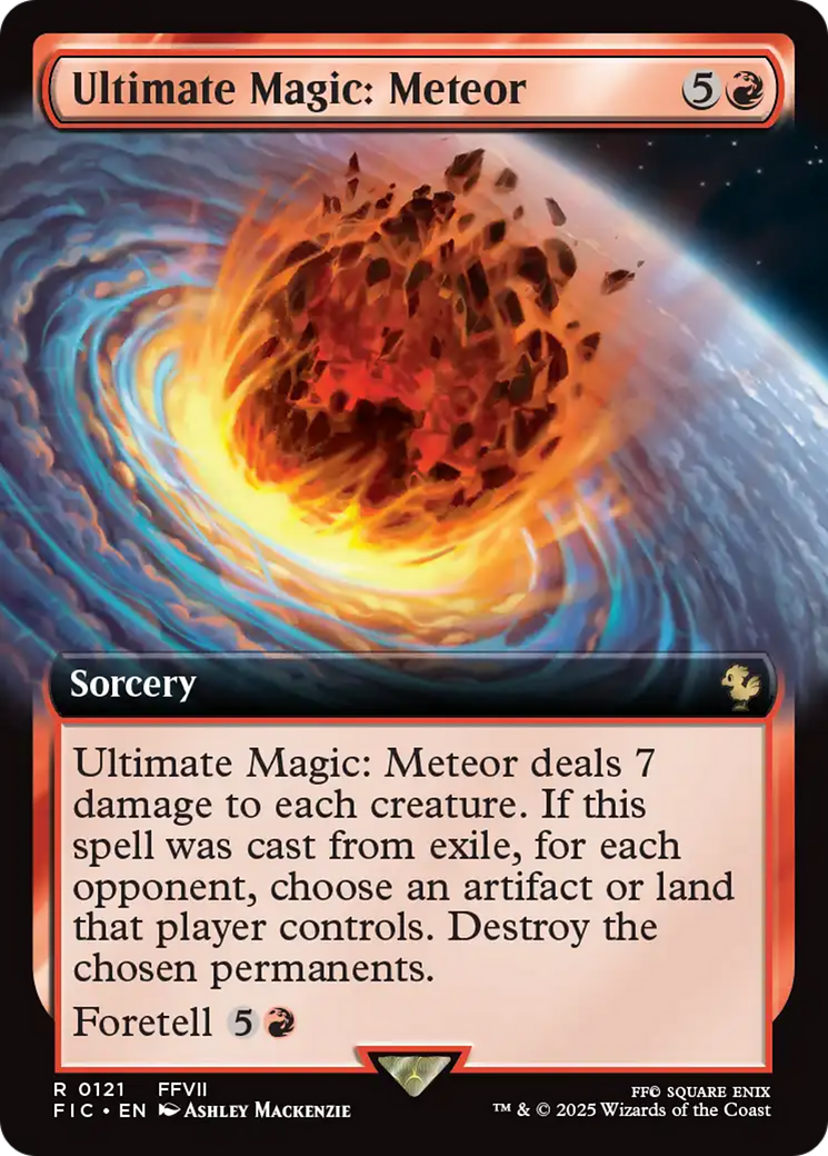 Ultimate Magic: Meteor (Extended Art) [FINAL FANTASY Commander] | L.A. Mood Comics and Games