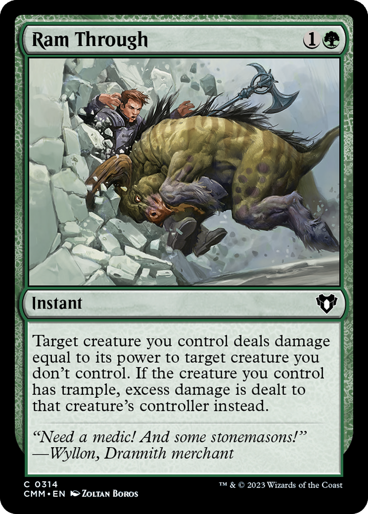 Ram Through [Commander Masters] | L.A. Mood Comics and Games