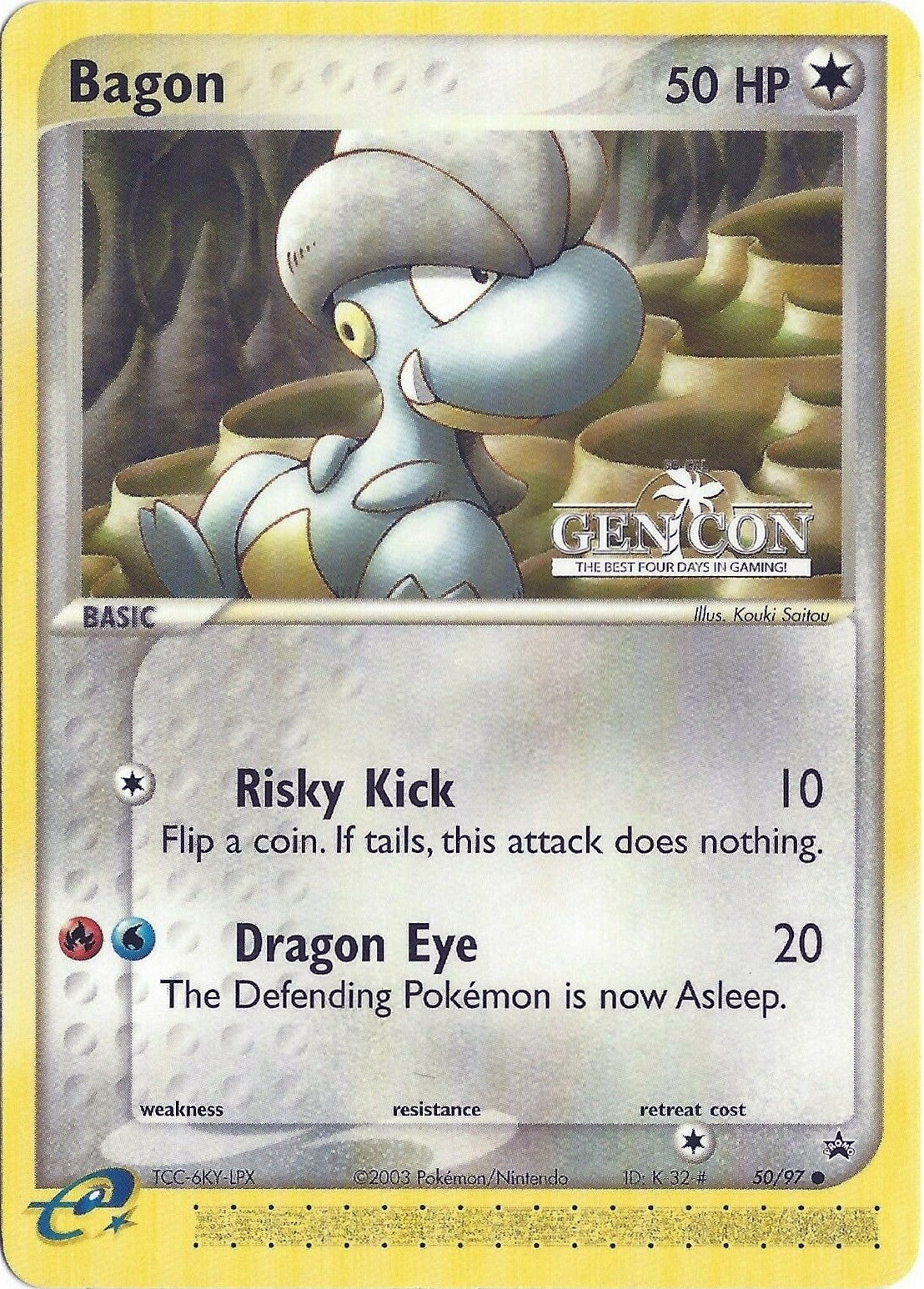 Bagon (50/97) (GenCon 2004) [League & Championship Cards] | L.A. Mood Comics and Games