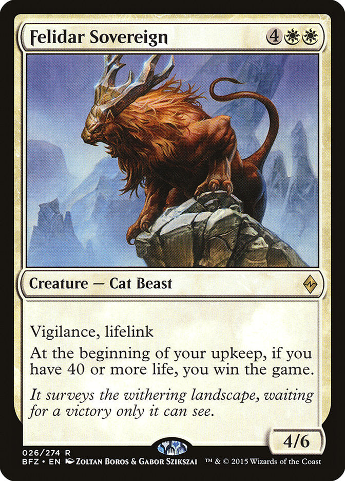 Felidar Sovereign [Battle for Zendikar] | L.A. Mood Comics and Games