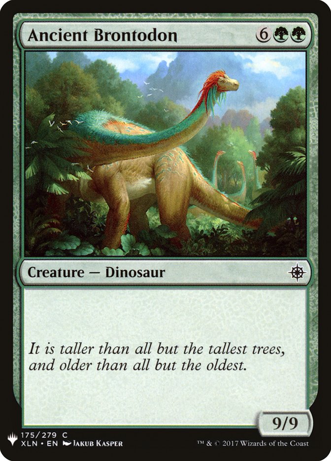 Ancient Brontodon [Mystery Booster] | L.A. Mood Comics and Games