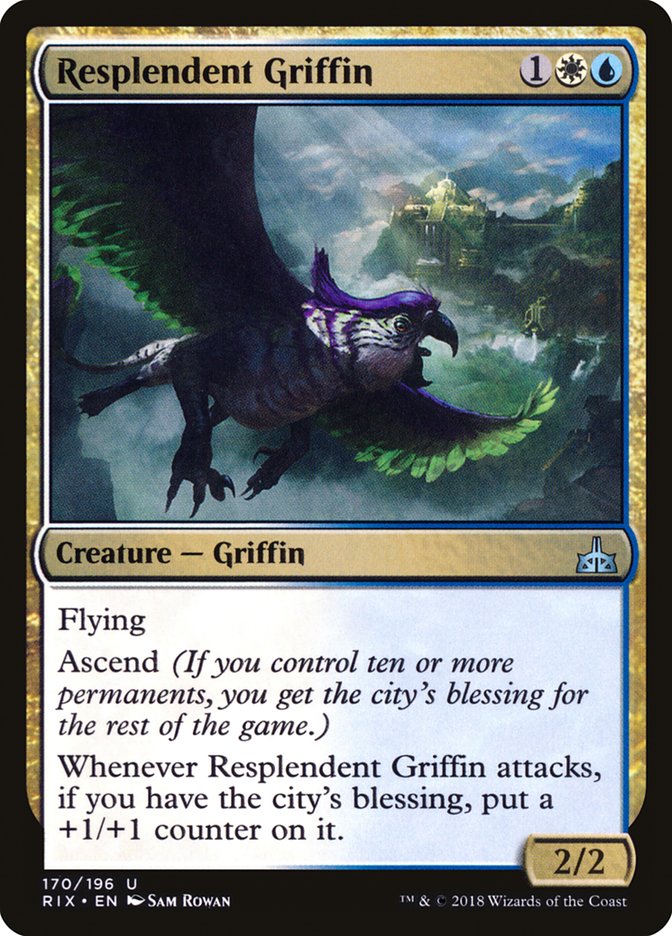 Resplendent Griffin [Rivals of Ixalan] | L.A. Mood Comics and Games
