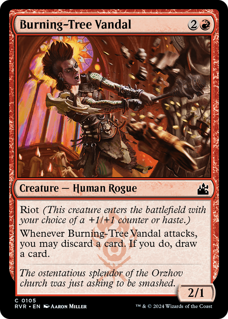 Burning-Tree Vandal [Ravnica Remastered] | L.A. Mood Comics and Games