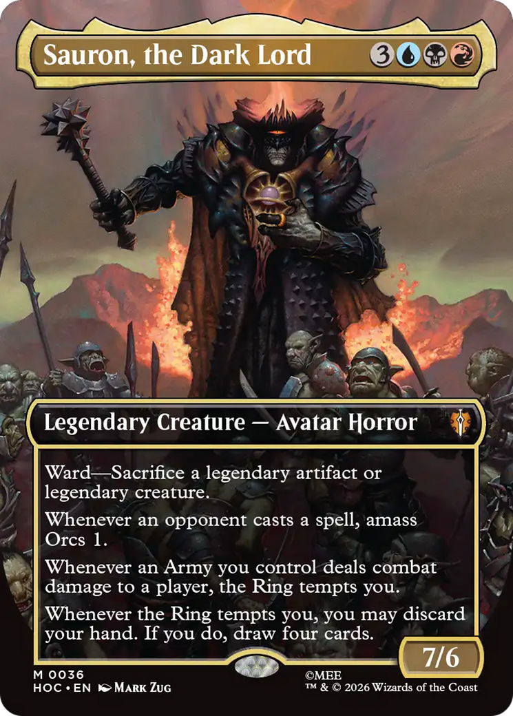 Sauron, the Dark Lord (Borderless) [The Hobbit: Eternal-Legal] | L.A. Mood Comics and Games