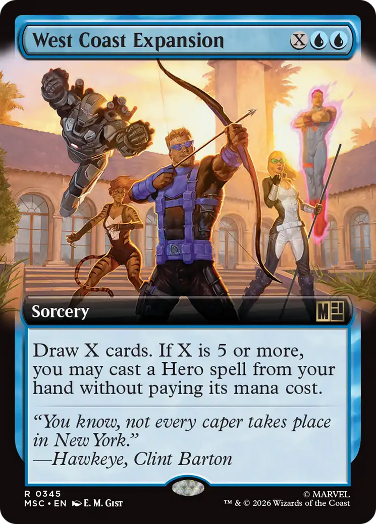 West Coast Expansion (Extended Art) [Marvel Super Heroes Commander] | L.A. Mood Comics and Games