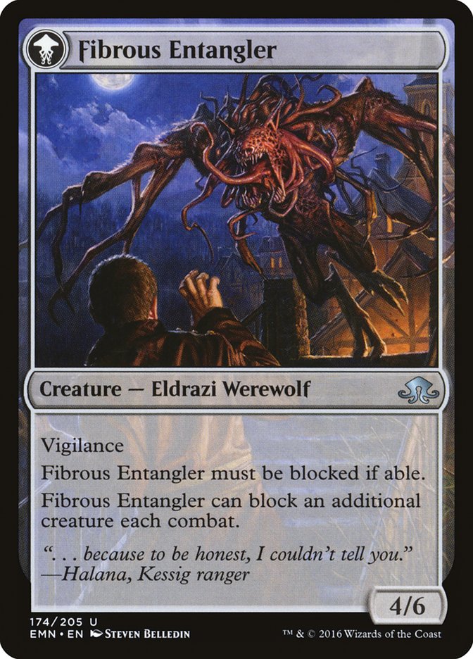 Tangleclaw Werewolf // Fibrous Entangler [Eldritch Moon] | L.A. Mood Comics and Games