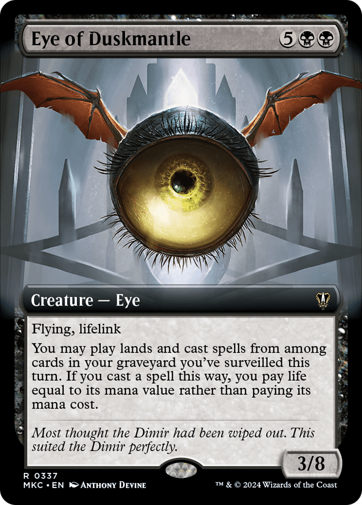 Eye of Duskmantle (Extended Art) [Murders at Karlov Manor Commander] | L.A. Mood Comics and Games