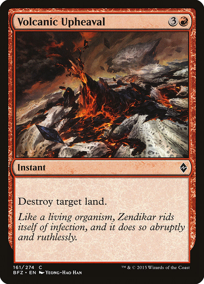 Volcanic Upheaval [Battle for Zendikar] | L.A. Mood Comics and Games