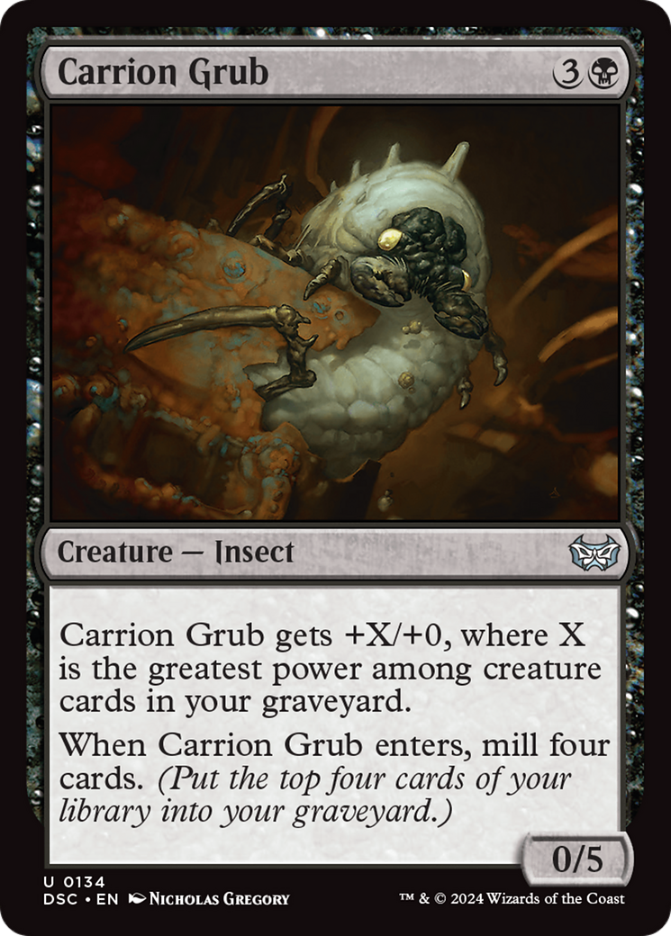 Carrion Grub [Duskmourn: House of Horror Commander] | L.A. Mood Comics and Games