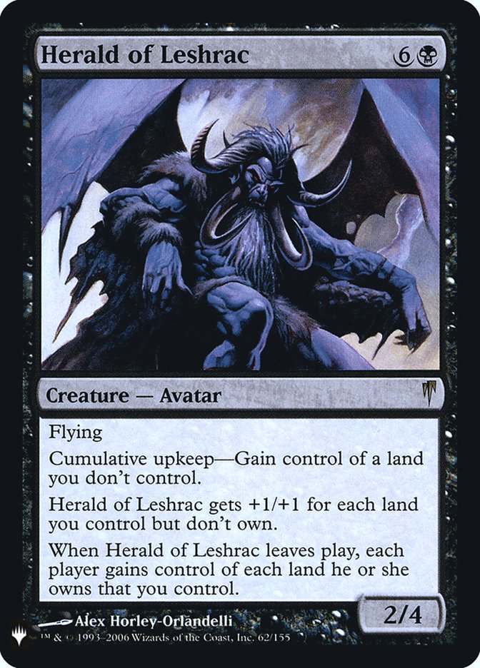 Herald of Leshrac [Mystery Booster] | L.A. Mood Comics and Games