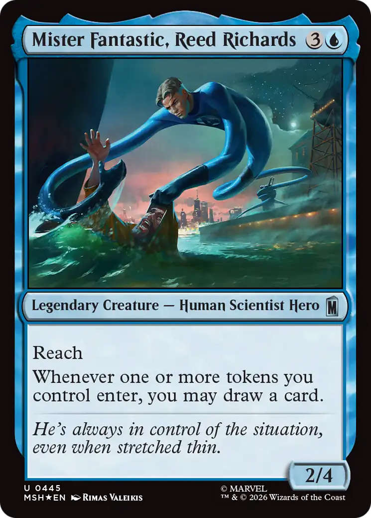 Mister Fantastic, Reed Richards (Surge Foil) [Marvel Super Heroes] | L.A. Mood Comics and Games