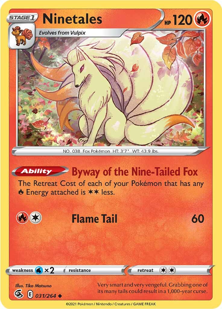 Ninetales (031/264) [Sword & Shield: Fusion Strike] | L.A. Mood Comics and Games