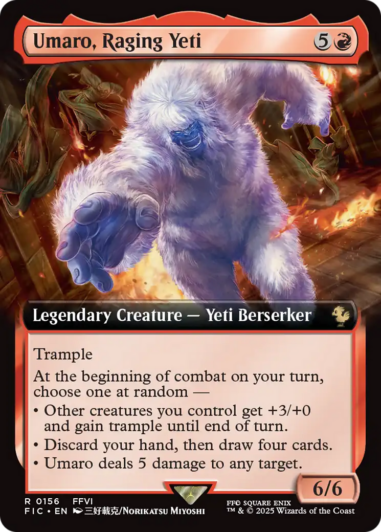 Umaro, Raging Yeti (Extended Art) [FINAL FANTASY Commander] | L.A. Mood Comics and Games
