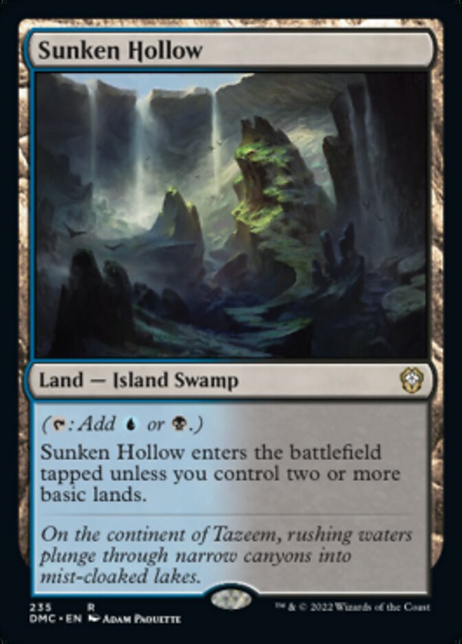 Sunken Hollow [Dominaria United Commander] | L.A. Mood Comics and Games