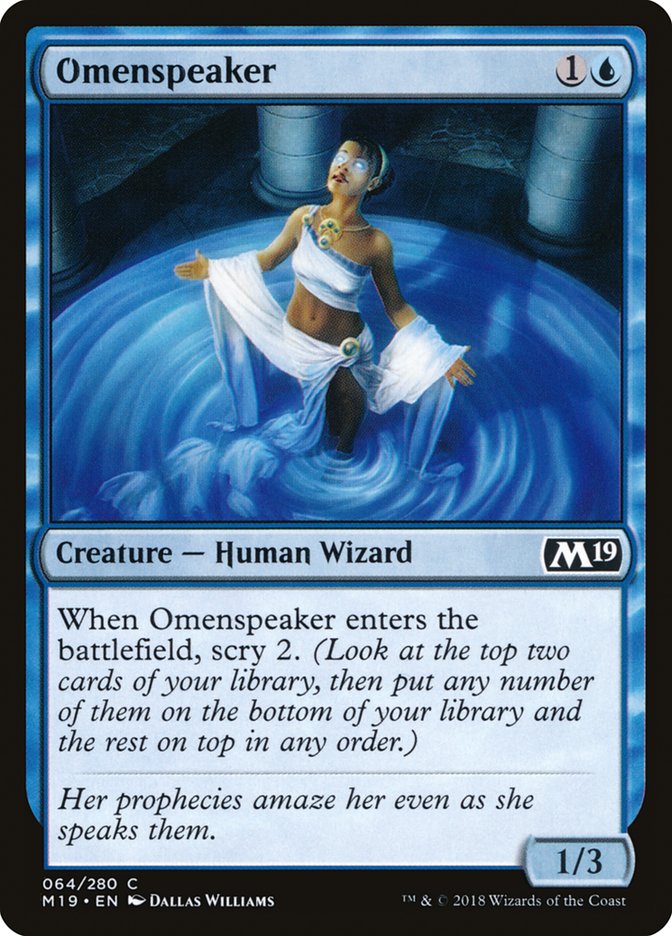 Omenspeaker [Core Set 2019] | L.A. Mood Comics and Games