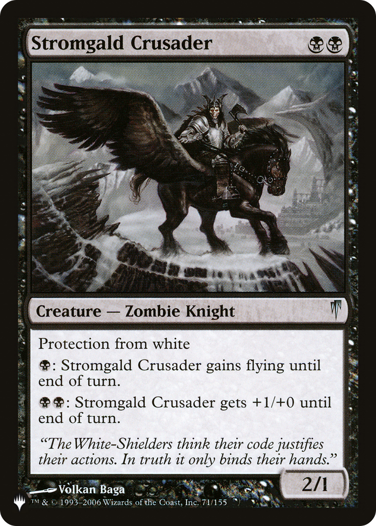 Stromgald Crusader [The List Reprints] | L.A. Mood Comics and Games