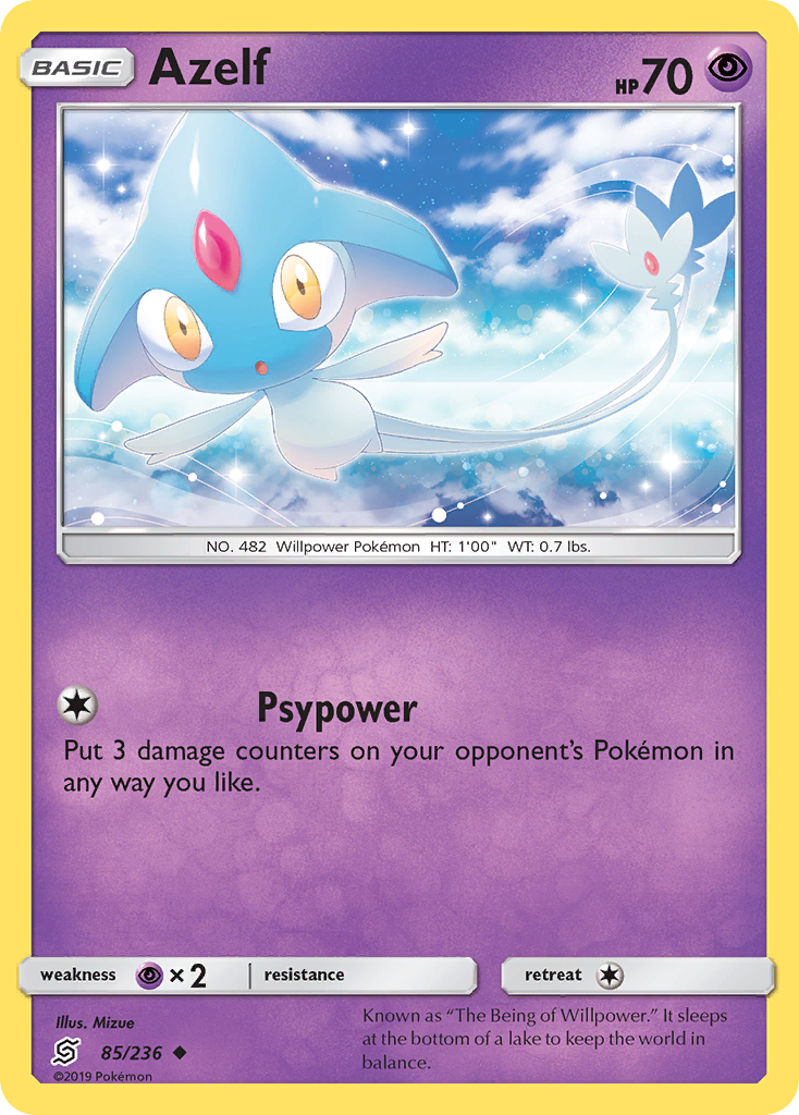Azelf (85/236) [Sun & Moon: Unified Minds] | L.A. Mood Comics and Games