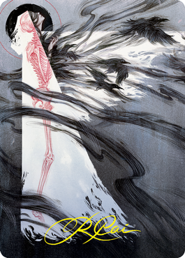 Tendrils of Agony Art Card (Gold-Stamped Signature) [Strixhaven: School of Mages Art Series] | L.A. Mood Comics and Games