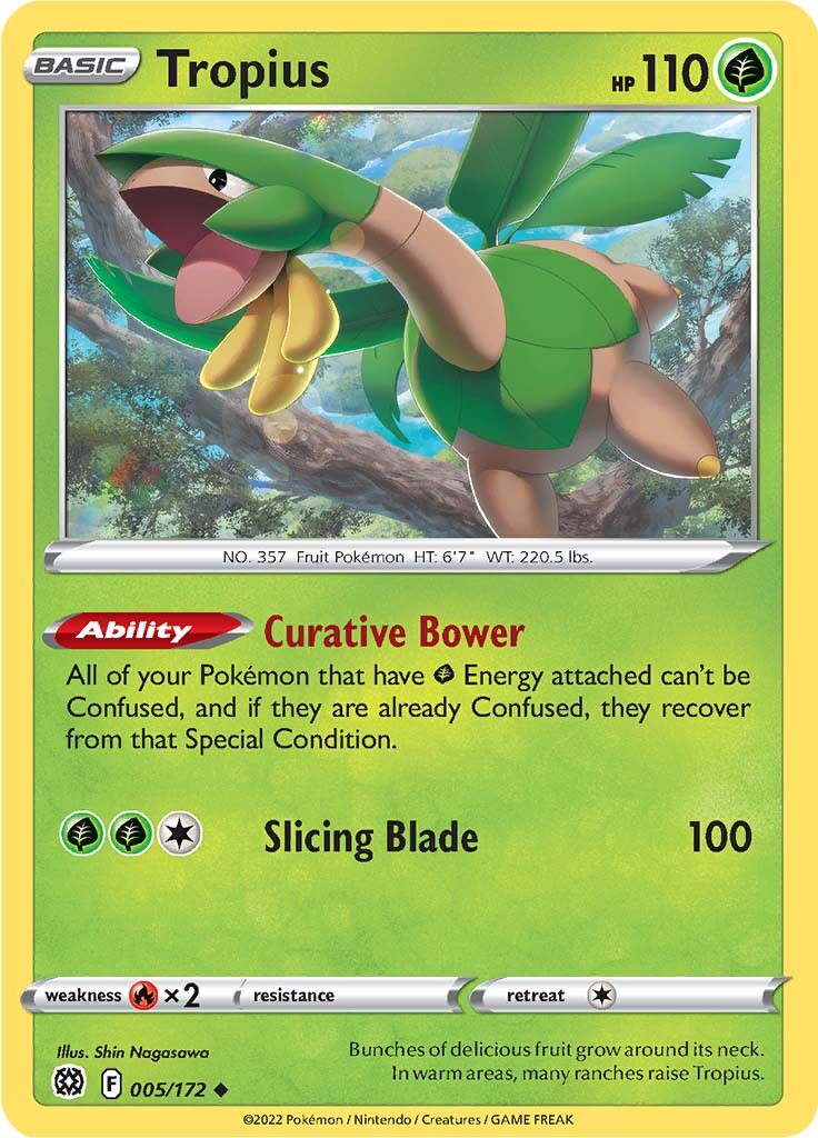Tropius (005/172) [Sword & Shield: Brilliant Stars] | L.A. Mood Comics and Games