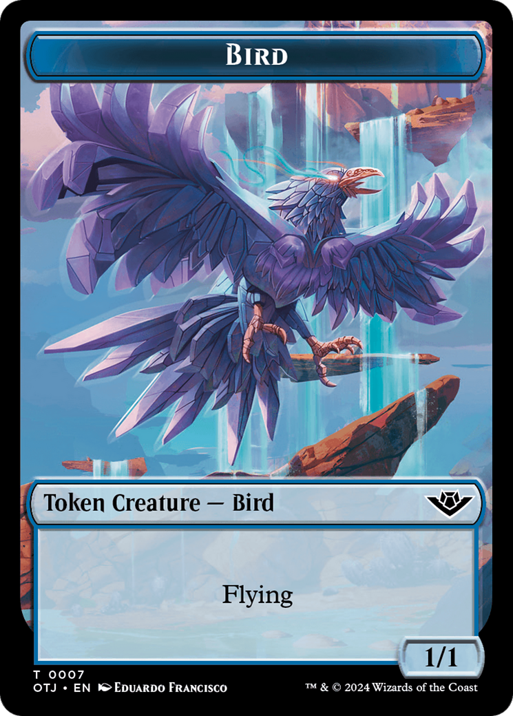 Treasure // Bird Double-Sided Token [Outlaws of Thunder Junction Tokens] | L.A. Mood Comics and Games