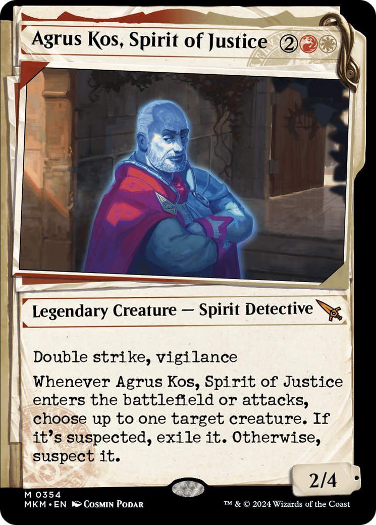 Agrus Kos, Spirit of Justice (Showcase) [Murders at Karlov Manor] | L.A. Mood Comics and Games