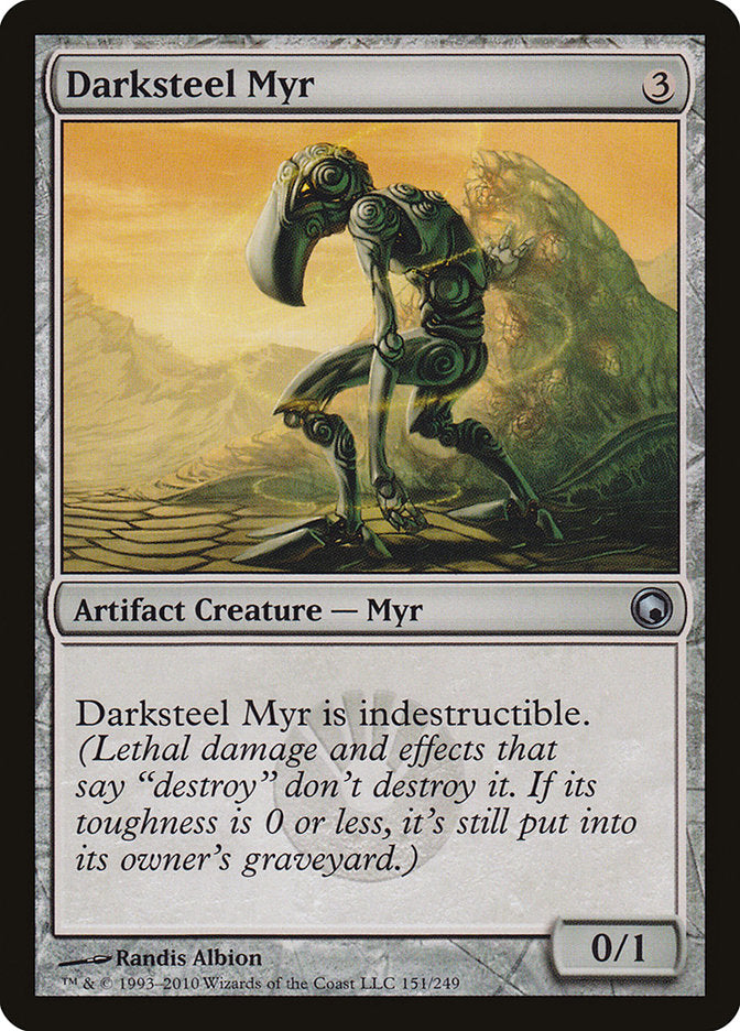 Darksteel Myr [Scars of Mirrodin] | L.A. Mood Comics and Games