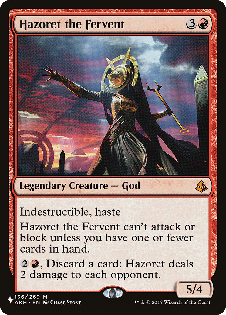 Hazoret the Fervent [The List] | L.A. Mood Comics and Games