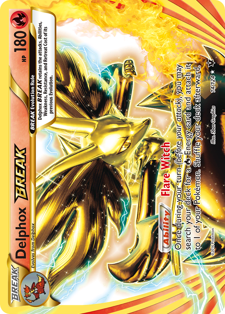 Delphox BREAK (14/124) [XY: Fates Collide] | L.A. Mood Comics and Games