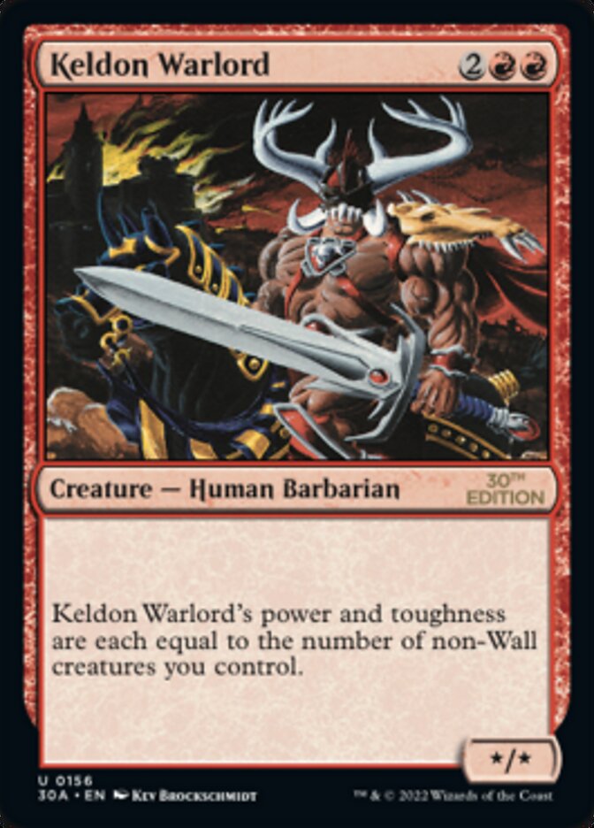 Keldon Warlord [30th Anniversary Edition] | L.A. Mood Comics and Games