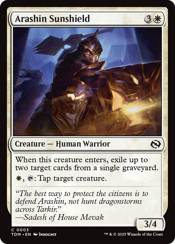 Arashin Sunshield [Tarkir: Dragonstorm] | L.A. Mood Comics and Games