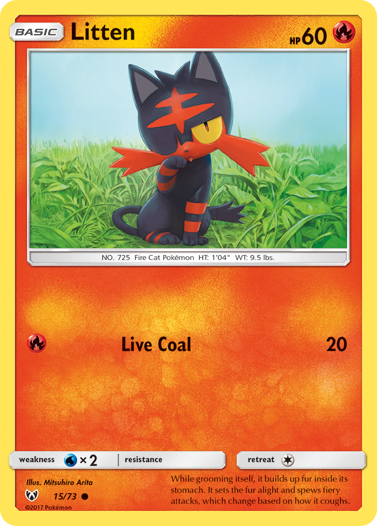 Litten (15/73) [Sun & Moon: Shining Legends] | L.A. Mood Comics and Games