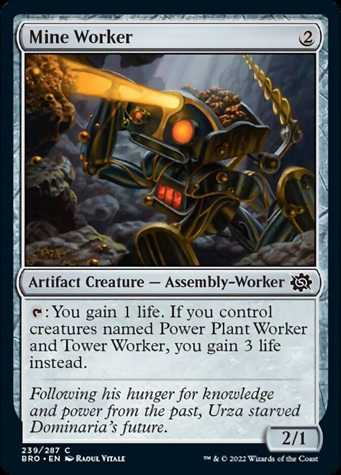 Mine Worker [The Brothers' War] | L.A. Mood Comics and Games