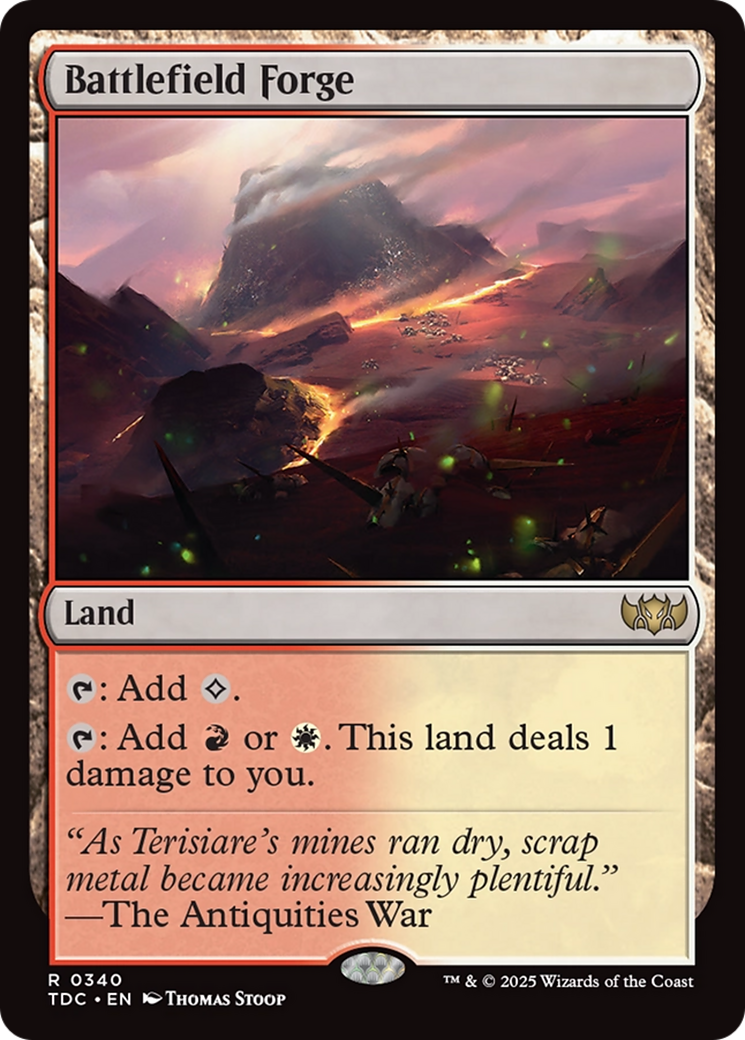 Battlefield Forge [Tarkir: Dragonstorm Commander] | L.A. Mood Comics and Games