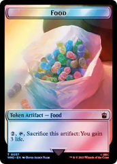 Dalek // Food (0057) Double-Sided Token (Surge Foil) [Doctor Who Tokens] | L.A. Mood Comics and Games