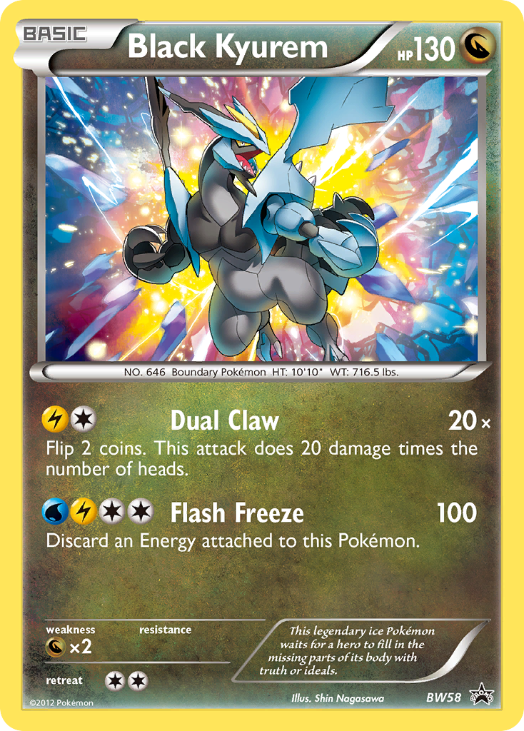 Black Kyurem (BW58) [Black & White: Black Star Promos] | L.A. Mood Comics and Games