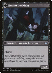 Heir of Falkenrath // Heir to the Night [Shadows over Innistrad] | L.A. Mood Comics and Games