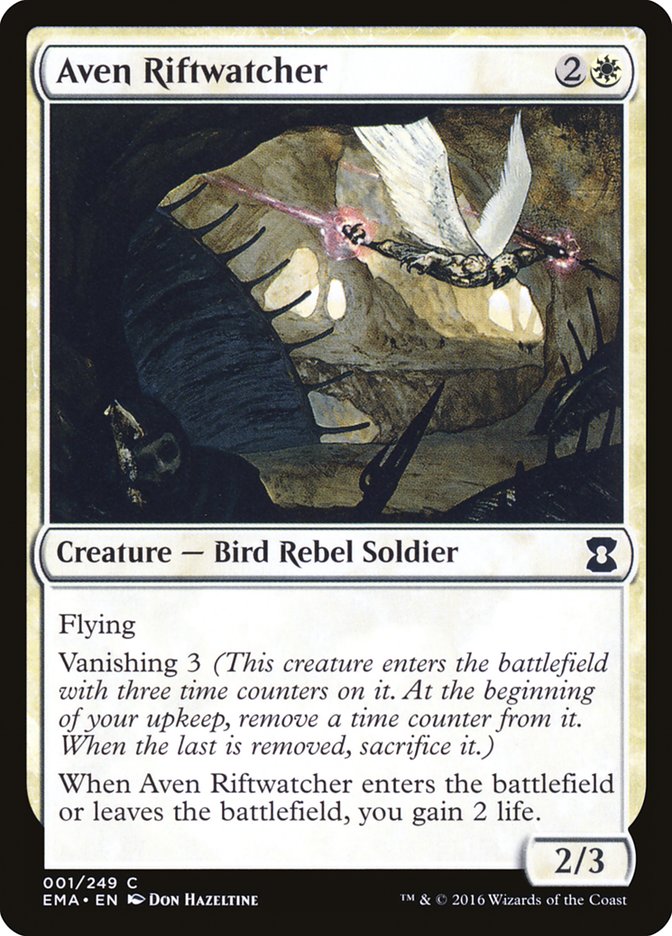 Aven Riftwatcher [Eternal Masters] | L.A. Mood Comics and Games