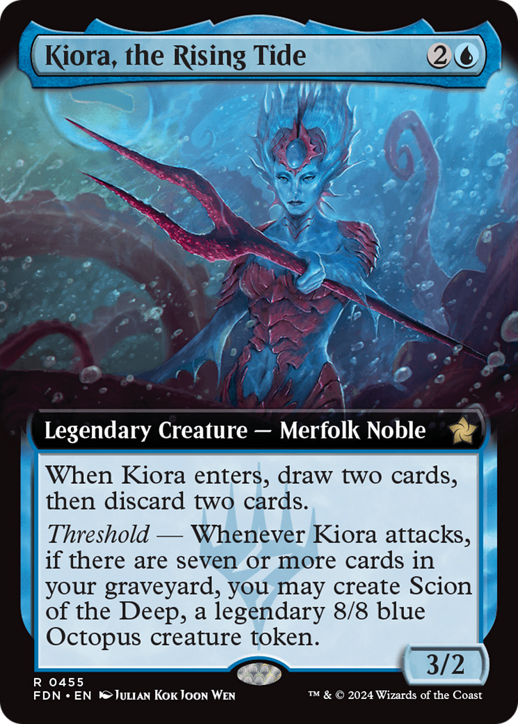 Kiora, the Rising Tide (Extended Art) [Foundations] | L.A. Mood Comics and Games