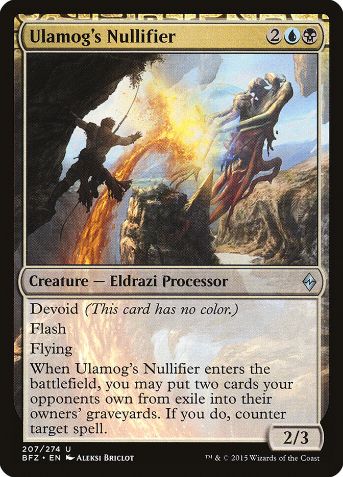 Ulamog's Nullifier [Battle for Zendikar] | L.A. Mood Comics and Games