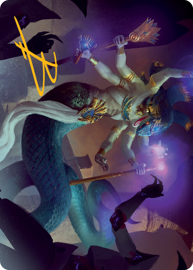 Imoti, Celebrant of Bounty Art Card (Gold-Stamped Signature) [March of the Machine Art Series] | L.A. Mood Comics and Games