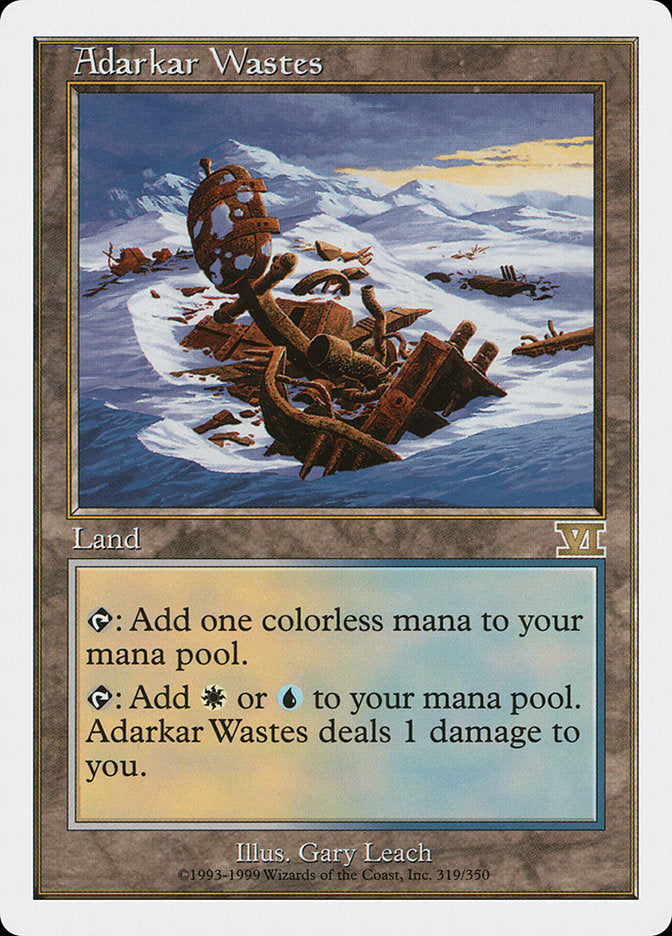 Adarkar Wastes [Classic Sixth Edition] | L.A. Mood Comics and Games