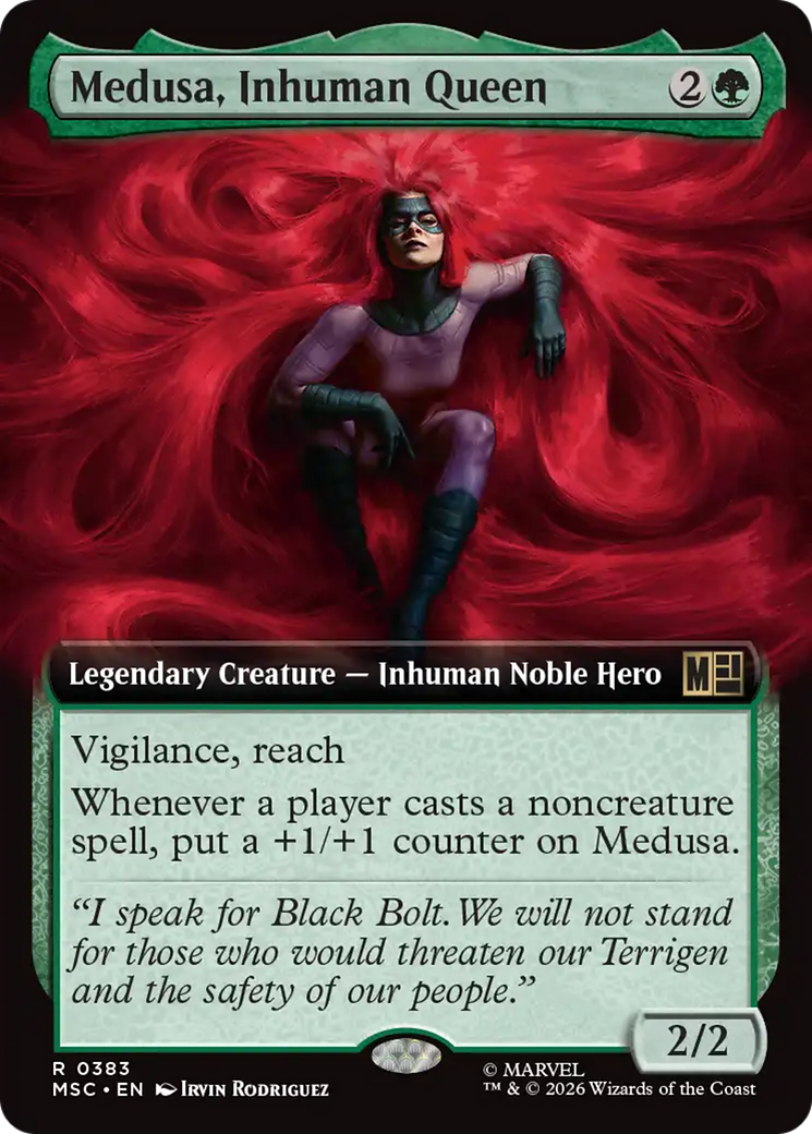 Medusa, Inhuman Queen (Extended Art) [Marvel Super Heroes Commander] | L.A. Mood Comics and Games