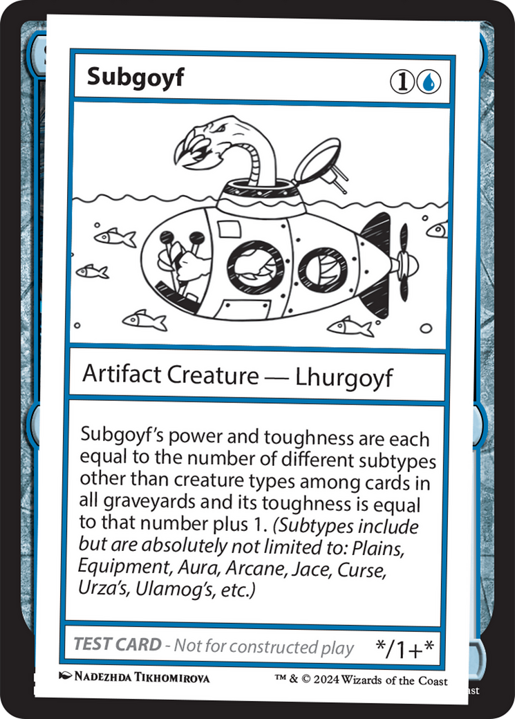 Subgoyf [Mystery Booster 2 Playtest Cards] | L.A. Mood Comics and Games