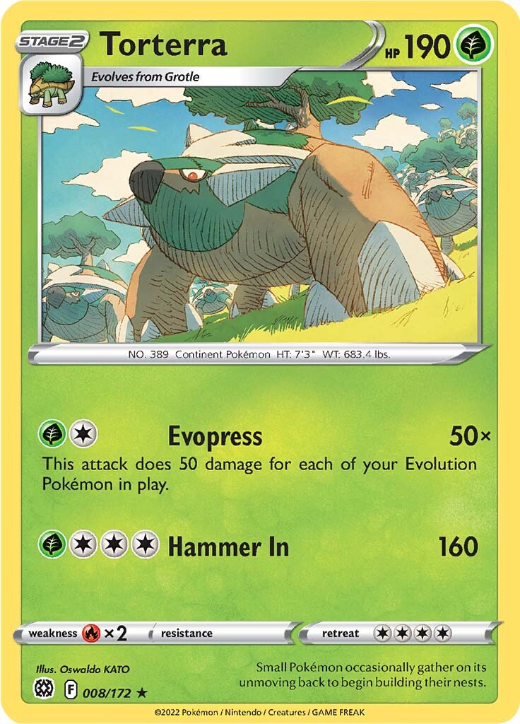 Torterra (008/172) [Sword & Shield: Brilliant Stars] | L.A. Mood Comics and Games