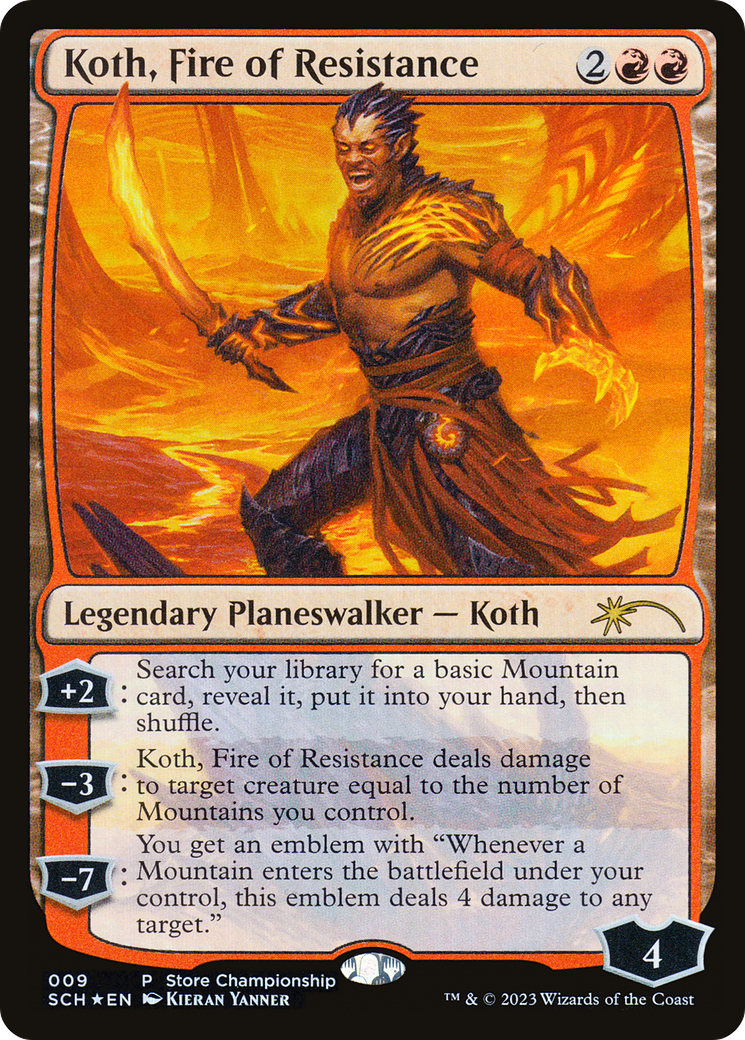 Koth, Fire of Resistance [Store Championships 2023] | L.A. Mood Comics and Games