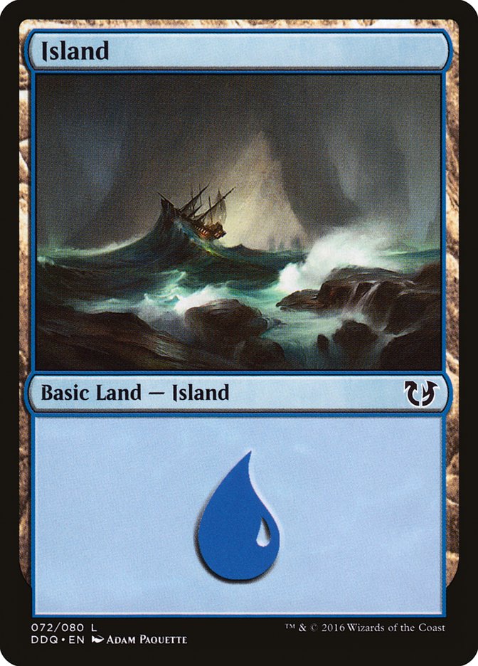 Island (72) [Duel Decks: Blessed vs. Cursed] | L.A. Mood Comics and Games
