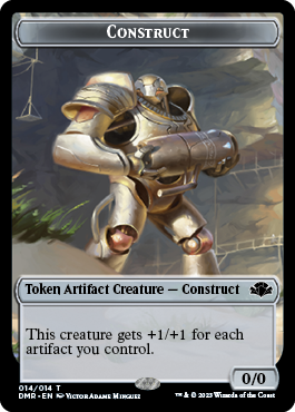 Insect // Construct Double-Sided Token [Dominaria Remastered Tokens] | L.A. Mood Comics and Games