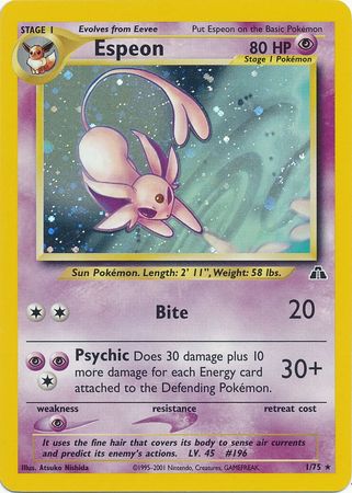 Espeon (1/75) [Neo Discovery Unlimited] | L.A. Mood Comics and Games